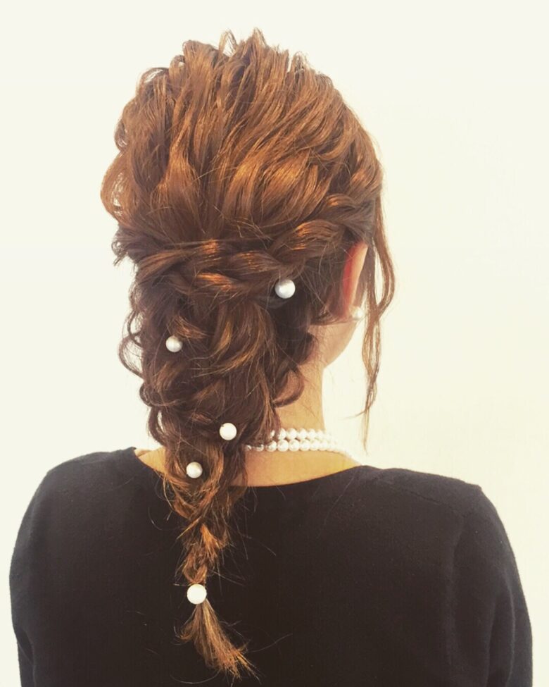 お呼ばれヘアセット☆