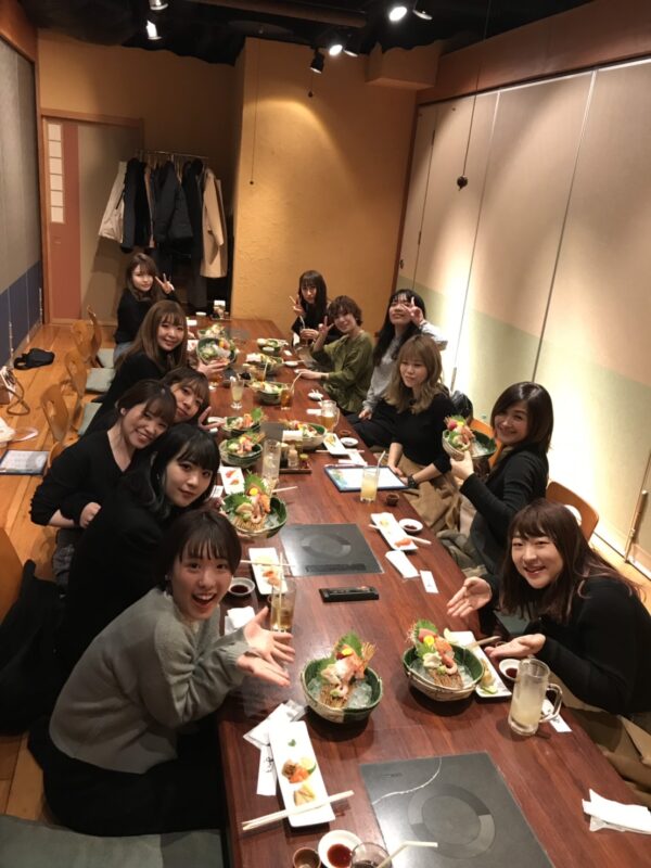 フロント忘年会🤩