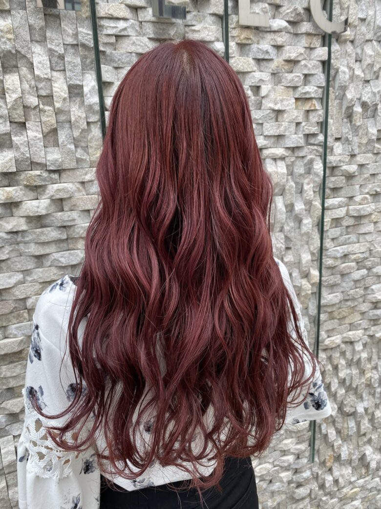 Pink hair color