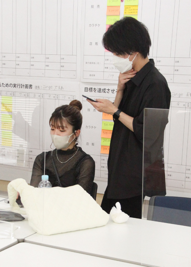 ムゲングループ イベント ランク別講習会 ヘアケア商品・ヘアケアアドバイス講習