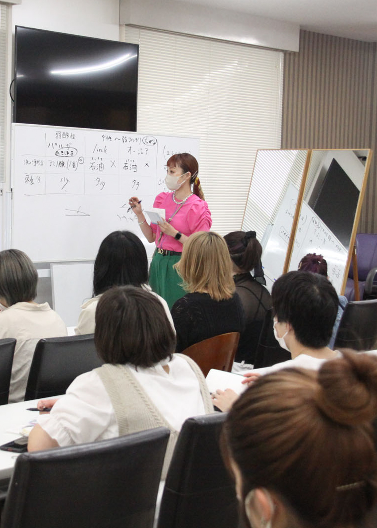 ムゲングループ イベント ランク別講習会 ヘアケア商品・ヘアケアアドバイス講習
