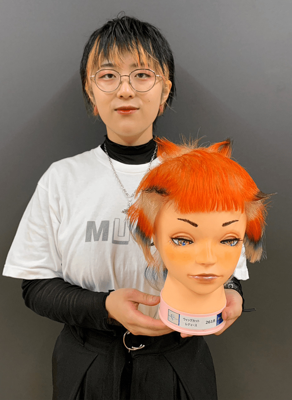 ウィッグカット部門 レディース 優勝