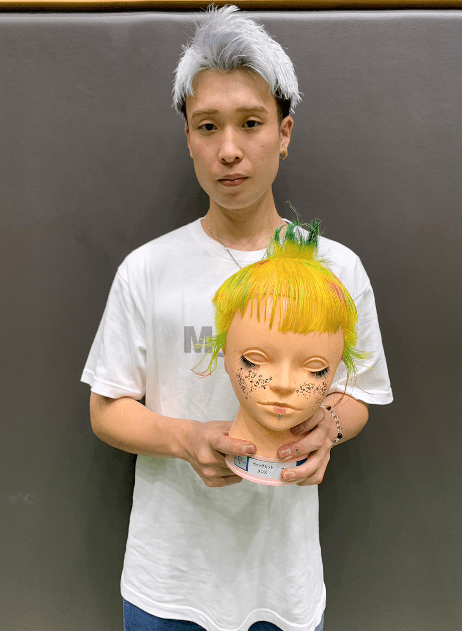 ウィッグカット 部門メンズ 準優勝