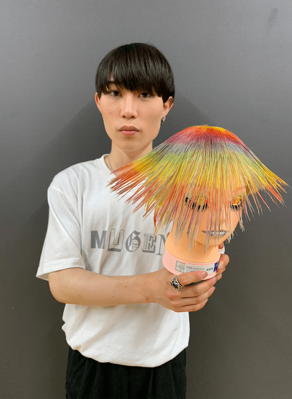 ヘアカラークリエイティブ 部門 レディース 3位