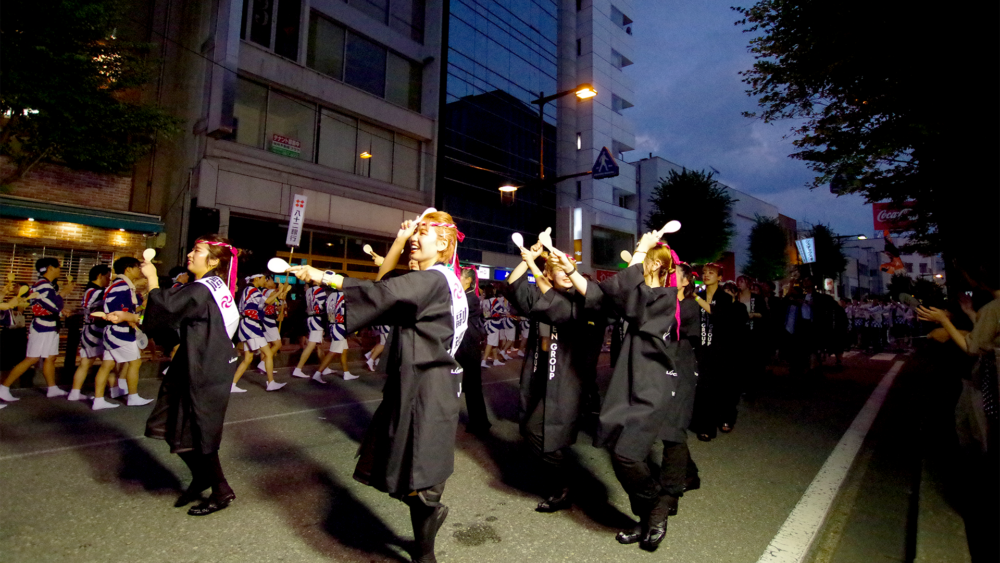 第54回長野びんずる祭りに参加するムゲングループスタッフ